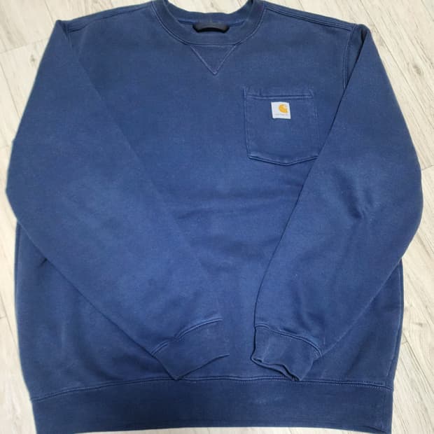 칼하트 원포켓 스웻셔츠 네이비