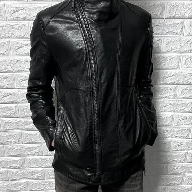 System homme lambskin highneck jacket