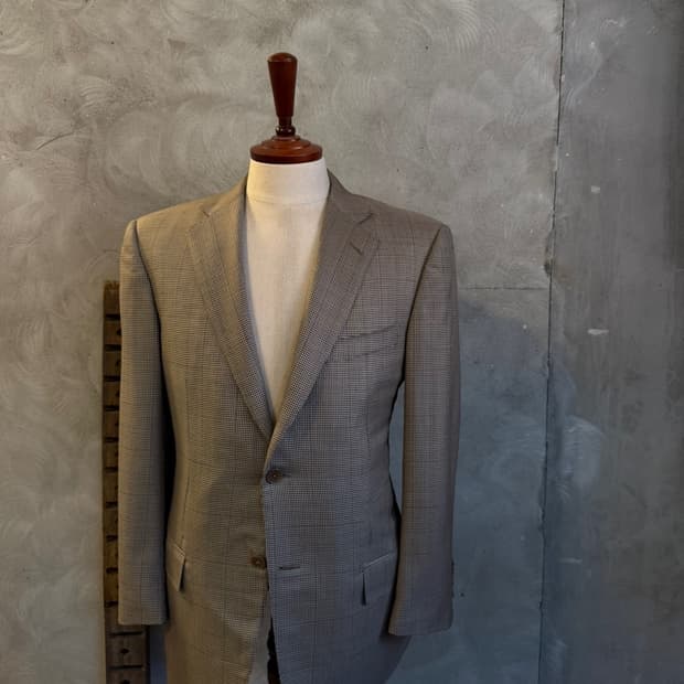 에르메네질도 제냐 울 실크 테일러드 자켓 105