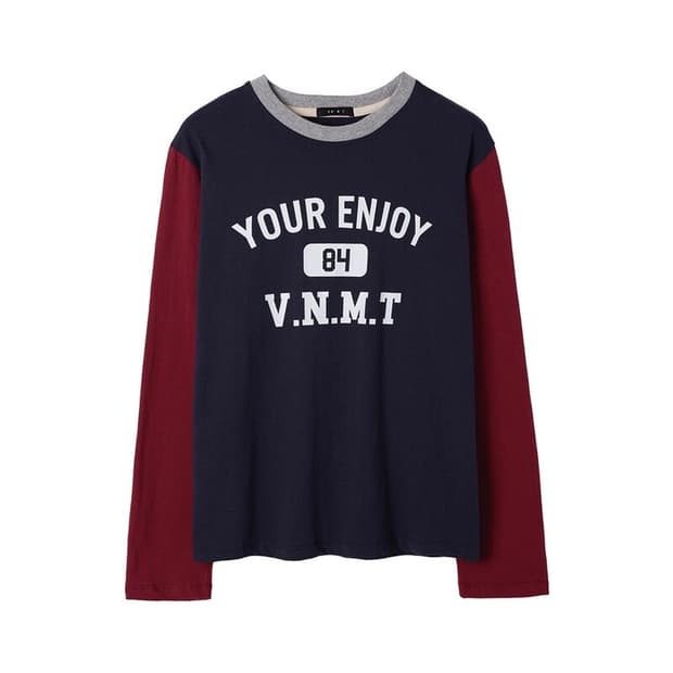 (새상품) 바니쉬먼트 티셔츠 롱슬리브 your enjoy vnmt tee