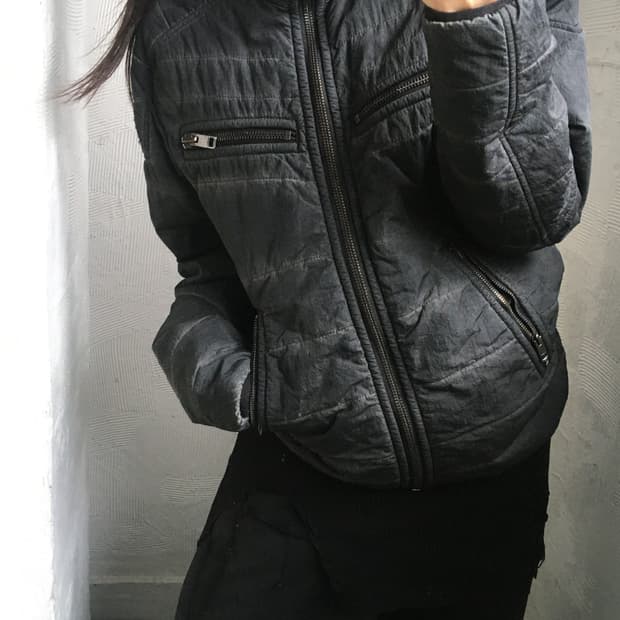 Diesel 디젤 블랙 퀄팅 패딩 자켓