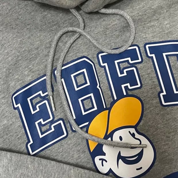 이벳필드 후드티 - 그레이