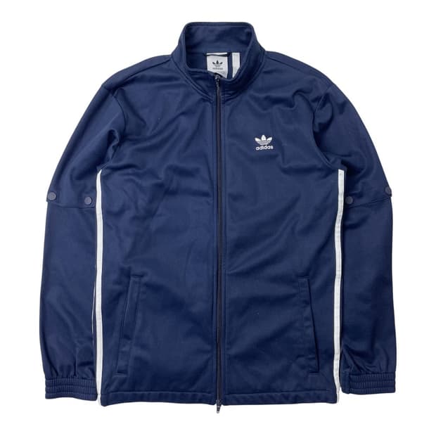 [중고] 아디다스 투웨이 스냅 트랙탑 져지 네이비 L
