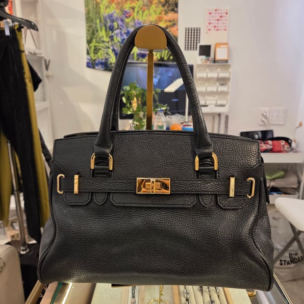 더블엠 레더 버킨백