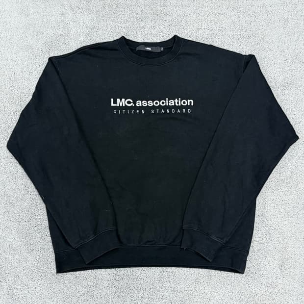 (L) LMC 자수로고 맨투맨