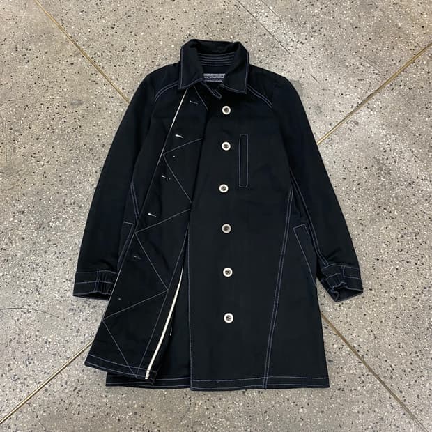 Japaese 일본 빈티지 블랙 코튼 자켓