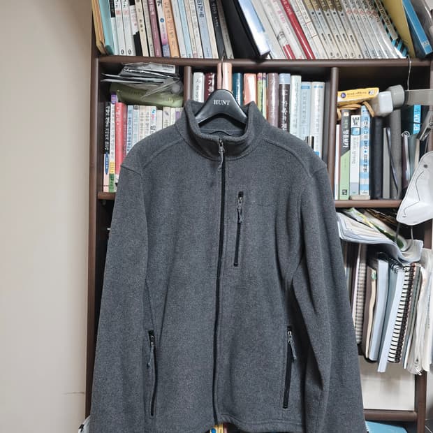 L L Bean 엘엘빈 그레이 플리스 집업 자켓 
L