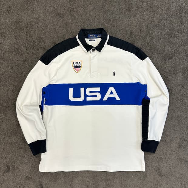 폴로 랄프로렌 USA 럭비티 L