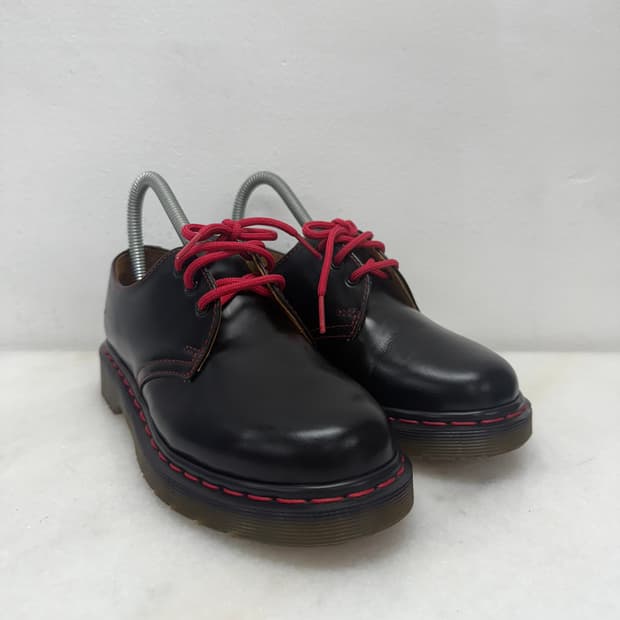 (UK3)닥터마틴 1461 RS레드스티치 블랙