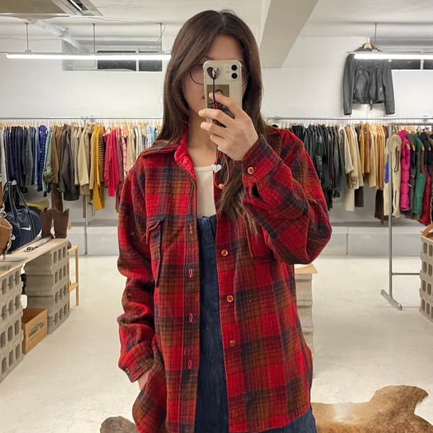 50~60's PENDLETON wool shirts 펜들턴 옴브레 셔츠