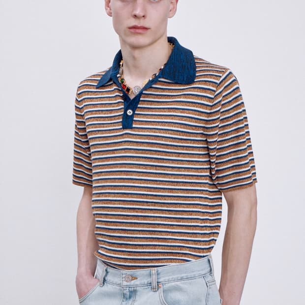 렉토 프렌치 반팔니트 MENS 70S FRENCH KNIT POLO SH