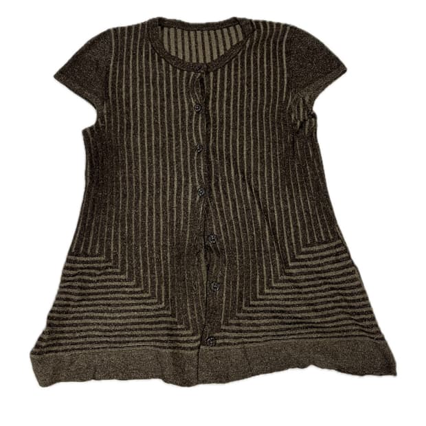 빈티지 Vintage Indie Stripe Pattern Knit Ca