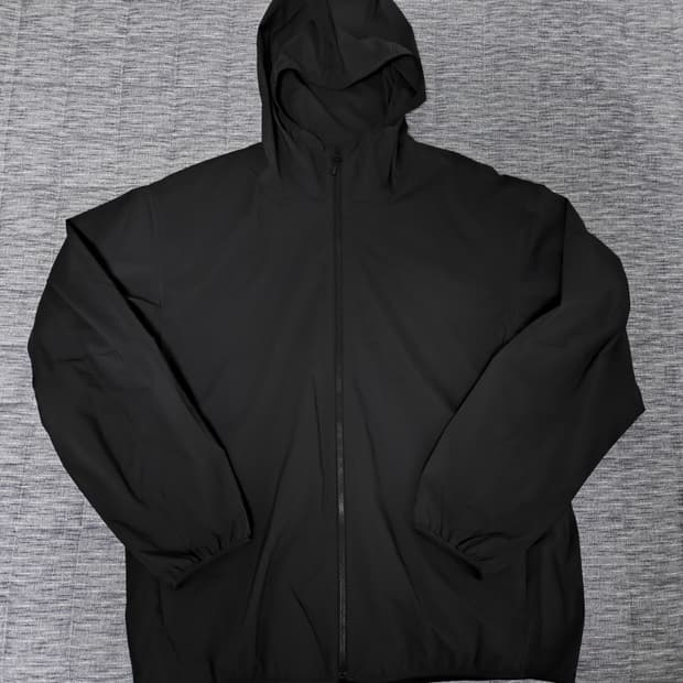 유니클로 포켓터블 UV프로텍션 파카 블랙 L