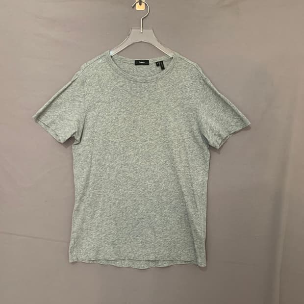 S THEORY 띠어리 가스켈 피마 코튼 라운드 반팔티