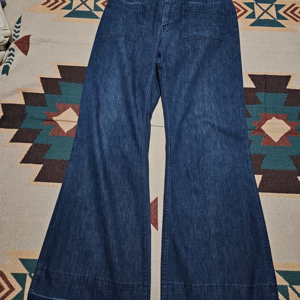 80's 미해군 벨바텀 팬츠 (약 33~34사이즈)