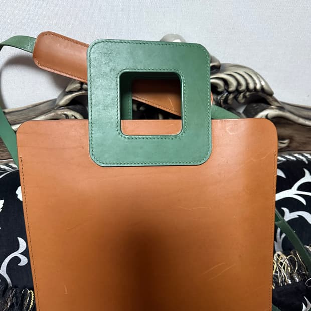 여자통가죽가방