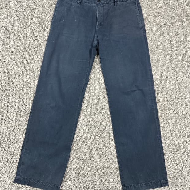 남성 버버리 빈티지면바지 36R