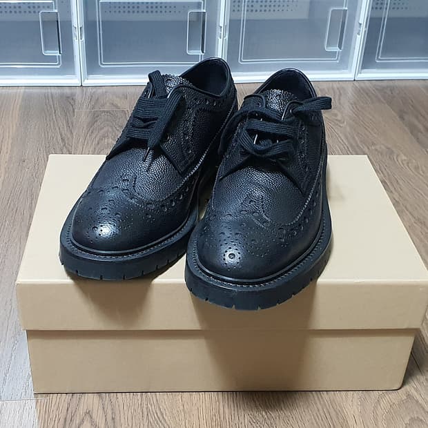 버버리 윙팁 더비 슈즈 41.5