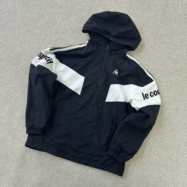 XS 르꼬끄 스포르티브 반집업 바람막이 0423D