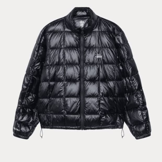 스투시 미드웨이트 퍼퍼 블랙 m