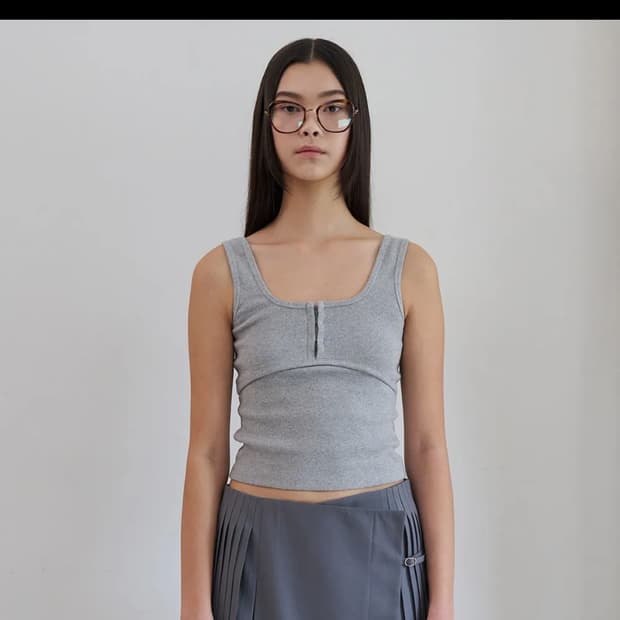 LCDC 엘씨디씨피엠 BUSTIER DETAIL TANK TOP 탱크탑