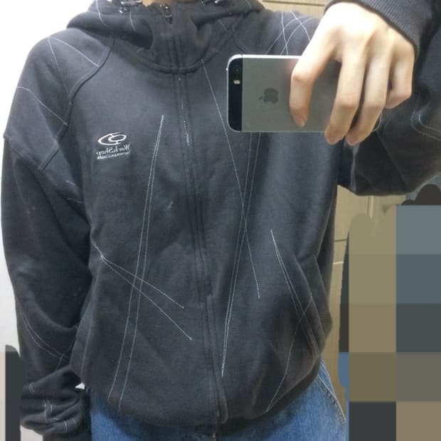 트래블 후드집업