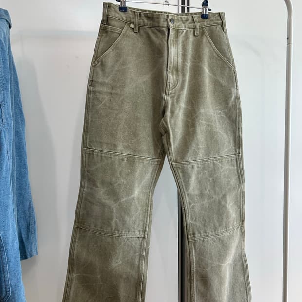 아크네스튜디오 워시드 더블니 팬츠