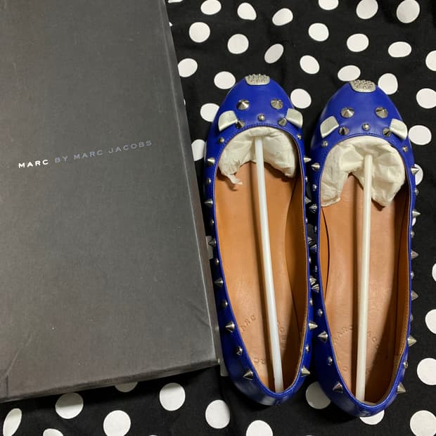 마크 바이 마크 제이콥스 스터드 마우스 플랫 슈즈