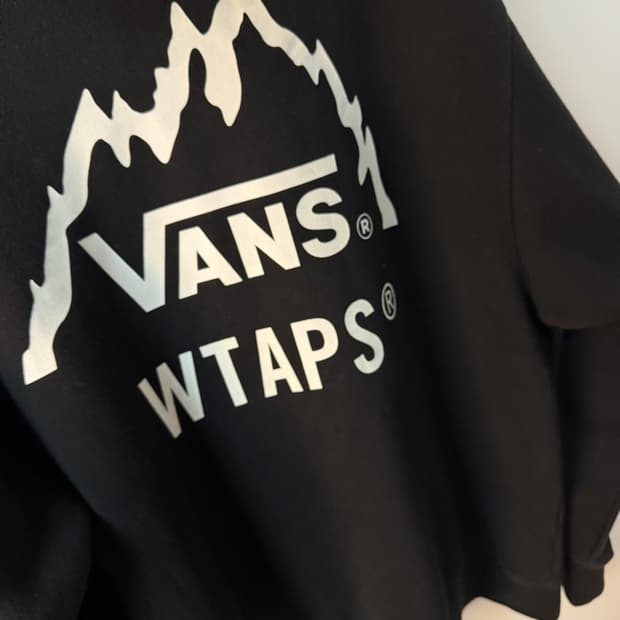 반스 x 더블탭스 로고 후디 