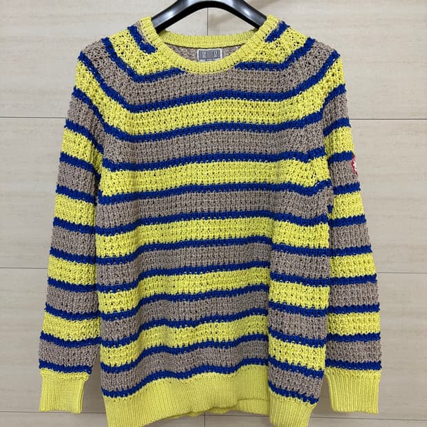 18FW 카브엠트 STRIPE LOOSE WAFFLE KNIT #2