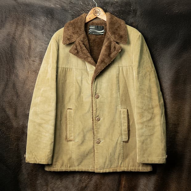 [105] 70s 몽고메리 워드 코듀로이 랜치코트 