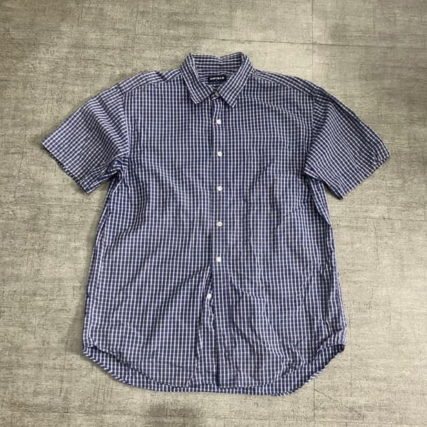 Uniqlo 유니클로 올드스쿨아메카지 잔체크 반팔셔츠