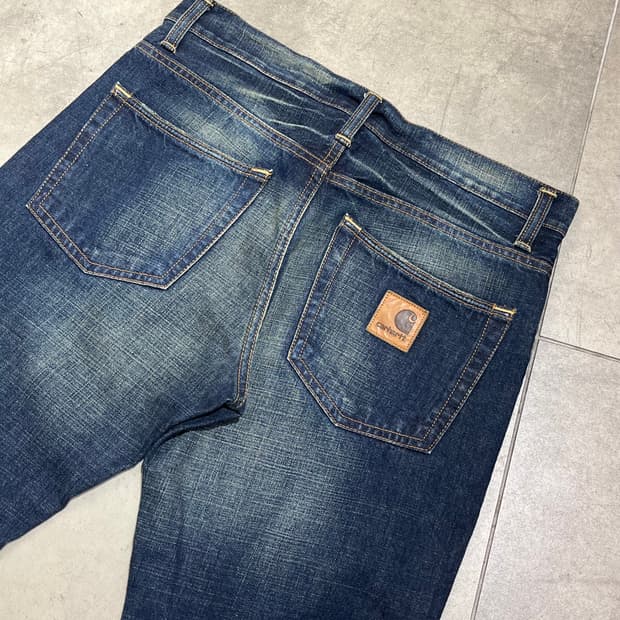 칼하트 klondike 데님 팬츠