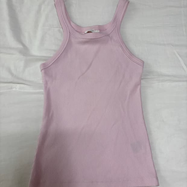 H&M 연핑크 나시