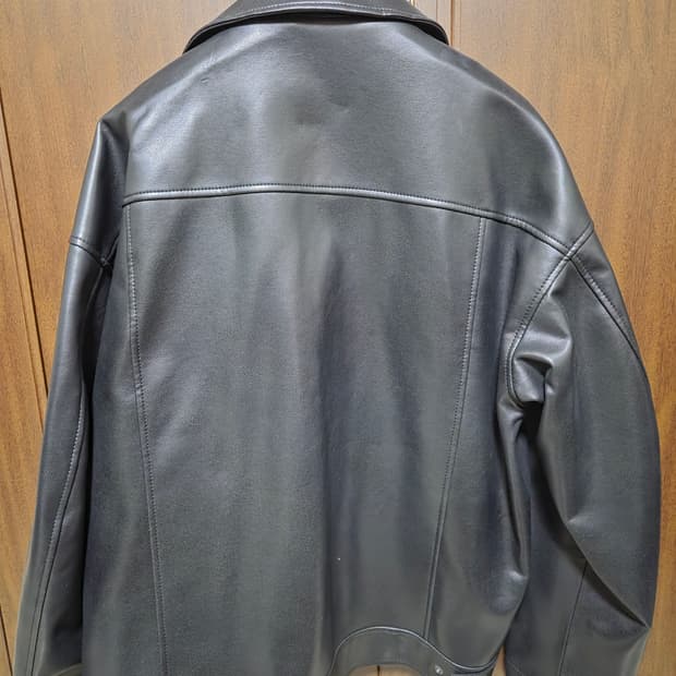 도프제이슨 인조가죽 자켓