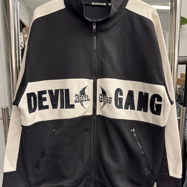 japanese vintage Devil gang 트랙탑 져지