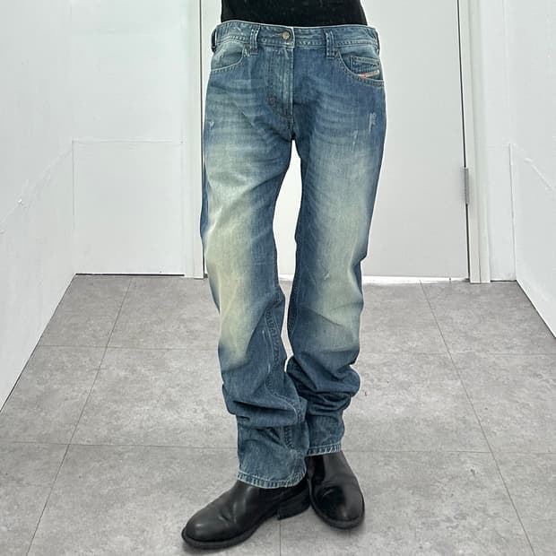 Diesel Contrast Washed Denim