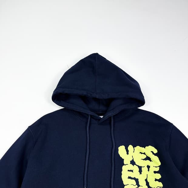예스아이씨 네이비 헤비 코튼 후드티 (실측 L)