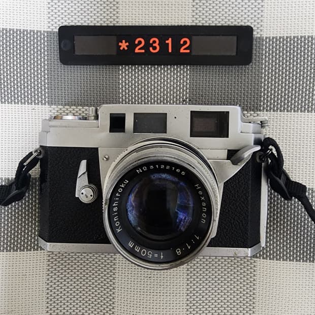 코니카 lll A 필름카메라