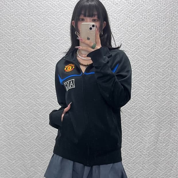 나이키 올드스쿨 레트로 맨체스터 유나이티드 져지 집업 M C11713