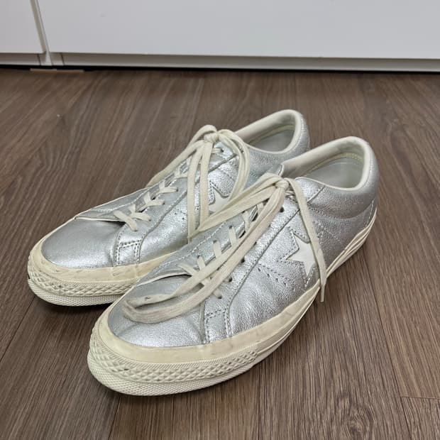 컨버스 원스타 로우 실버