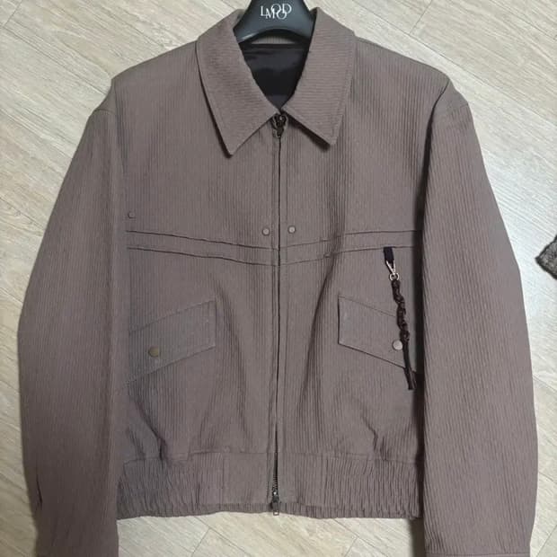 엘무드 더스티 웨스턴 블루종 자켓 핑크 라벤더 점퍼 46