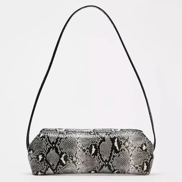 (단돈5000원) 자라 스네이크 패턴 숄더백