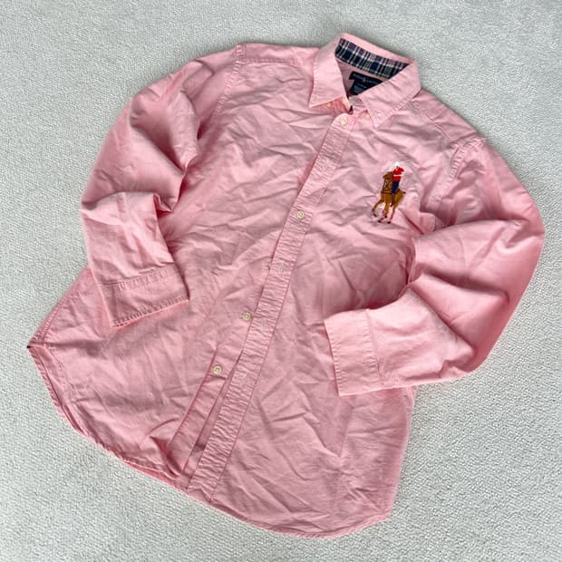 랄프로렌 핑크 셔츠 남방 s
