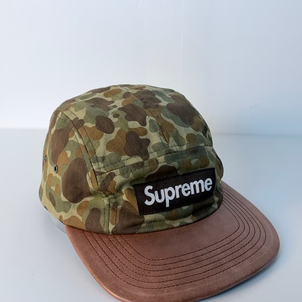 슈프림 덕 카모 캠프 캡