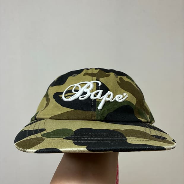 [free]베이프 BAPE 1st 카모 캡 그린