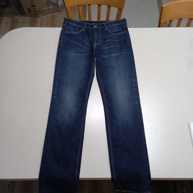 30 리바이스511 워싱 스판 슬림일자진 진청 30-143