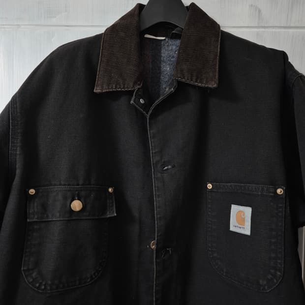 칼하트 초어자켓 블랙 110