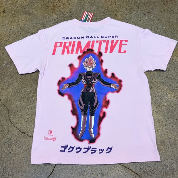 미국 빈티지 드래곤볼 슈퍼 반팔티