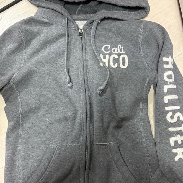 홀리스터 슬림핏 후드집업 초초초희귀